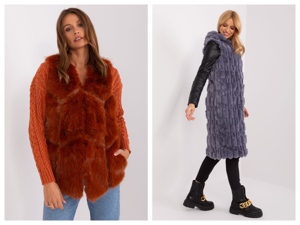 Kamizelka futrzana – moda zimą